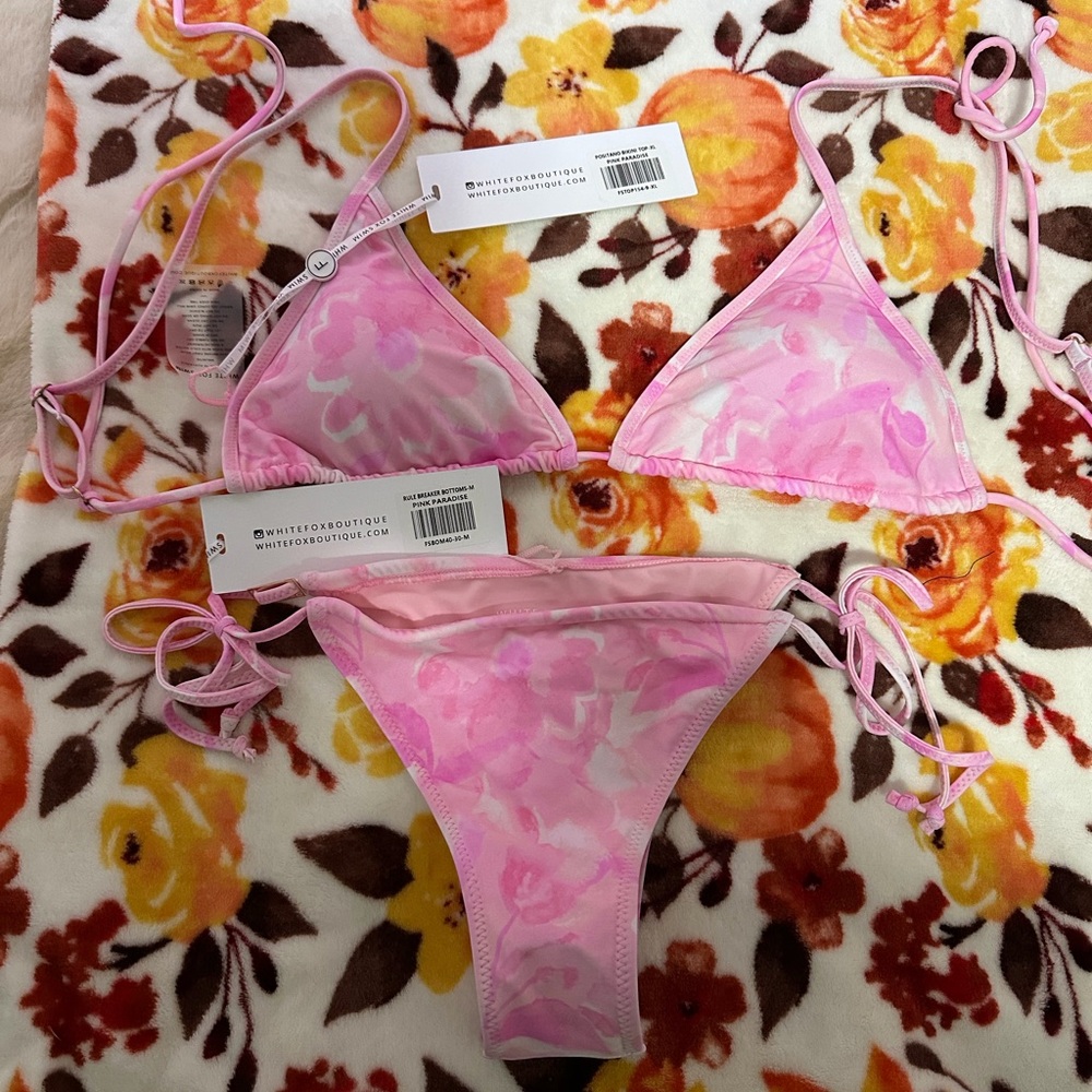 White Fox Boutique Pink Paradise Bikini